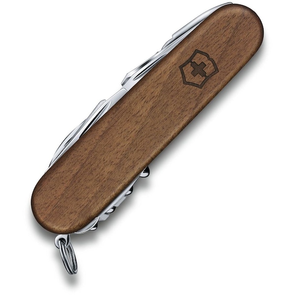 Swiss Army Brands 2024 Victorinox 1.6791.63Us2 Swisschamp Hardwood Walnut 91Mm Old Number 53526 - VIC-1.6791.63-X1