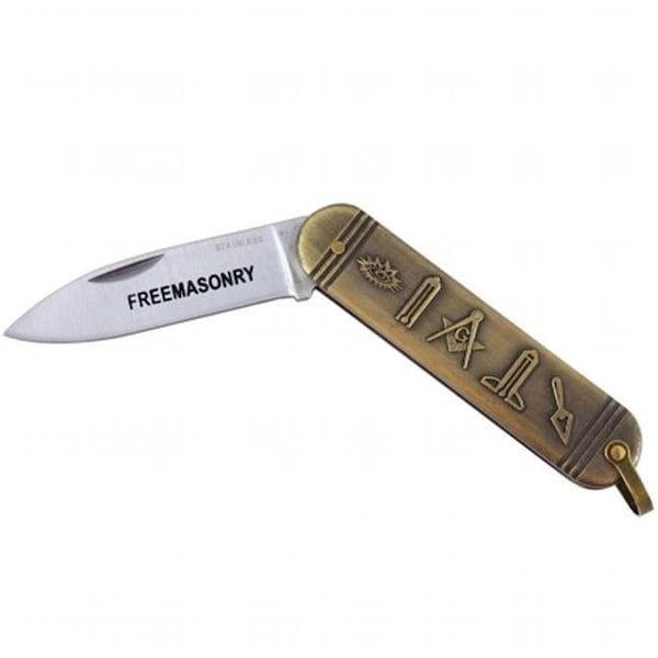Sigma Impex Sigma Impex kn-1649 Masonic 6 In. Pocket Folding Knife - kn-1649