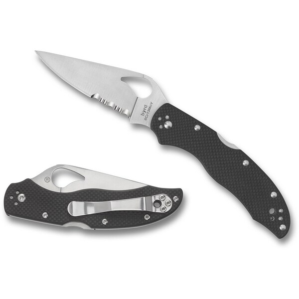 Spyderco 2024 Spyderco Harrier 2 G-10 Black Combo - SPY-BY01GPS2