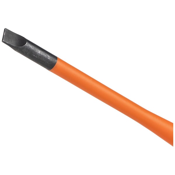 Klein Tools Slim-Tip Insulated Screwdriver, 3/16-Inch Cabinet, 6-Inch Round Shank - 6916INS