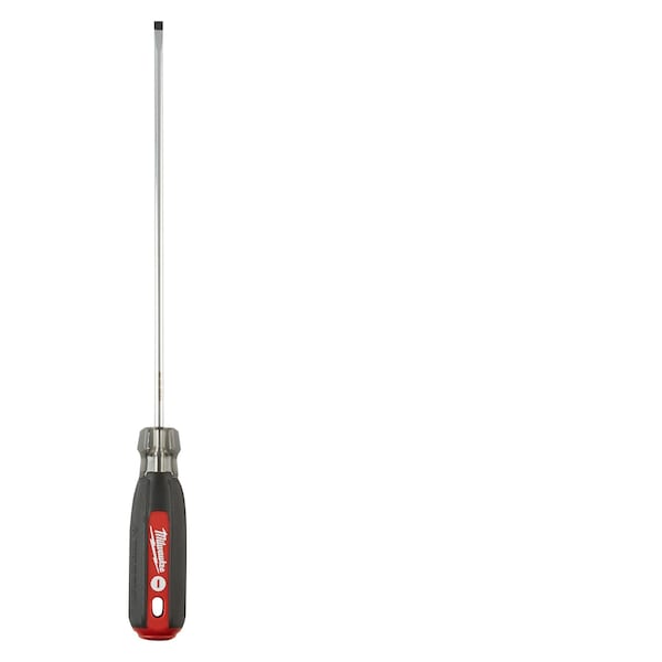 Milwaukee Tool 3/16" Cabinet - 8" Cushion Grip Screwdriver - 48-22-2833