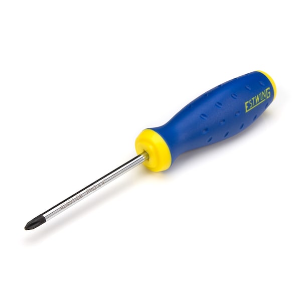 Estwing PH2 x 4" Magnetic Philips Tip Screwdriver with Ergonomic Handle - 42451-09