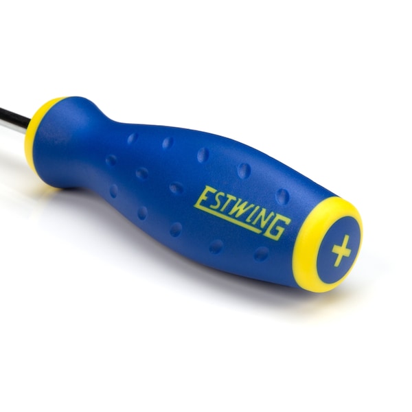 Estwing PH2 x 4" Magnetic Philips Tip Screwdriver with Ergonomic Handle - 42451-09