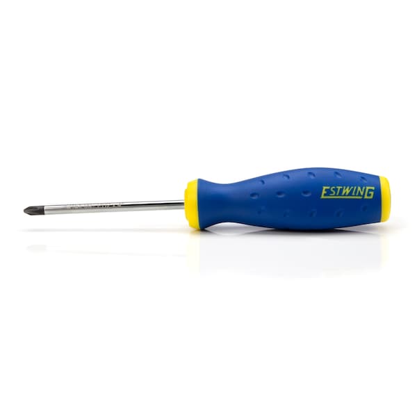 Estwing PH2 x 4" Magnetic Philips Tip Screwdriver with Ergonomic Handle - 42451-09