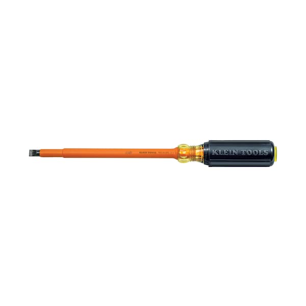 Klein Tools Insulated Slotted Screwdriver 3/8 in Round - 602-8-INS