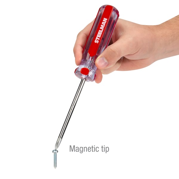Steelman 16-Piece Clear Handle Slotted and Phillips Head Screwdriver Set - 42051