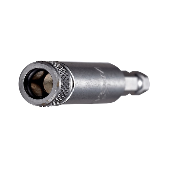 Vega Bit Holder W/ Mag Screwcap Stainless x 3 - 175MH1CC