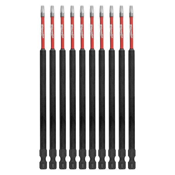 Milwaukee Tool Shockwave 6in SQ1 Impact Driver Bit, BK10 - 48-32-4814