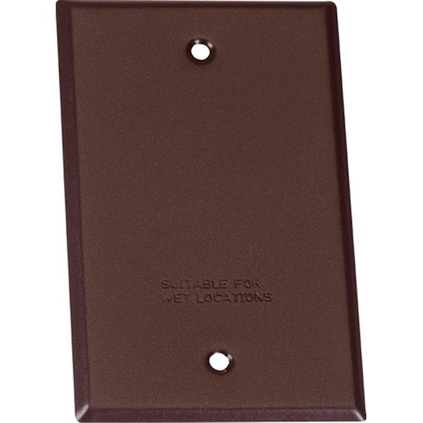 Totalturf 14240BR Bronze Weatherproof Blank Cover - TO157820