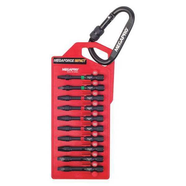Megapro Impact Bit, Square, 2", Number of Points: 4 - 9BP-I-S253