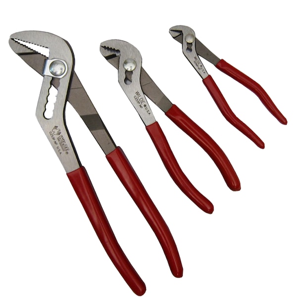 Wilde 3-PIECE PLIERS SET-G250, G251 & G253-POLISHED-CARD CLAM - G256P.NP/CC
