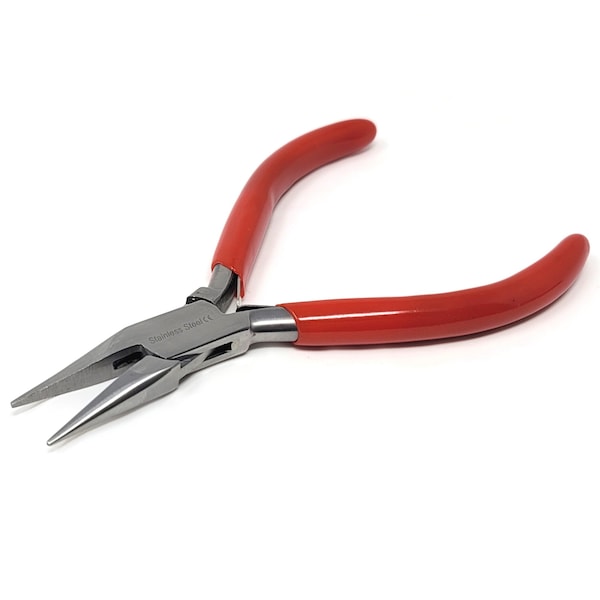 A2Z Scilab Jewelry Making Pliers Chain Nose Professional Repair Stainless Steel Tool with Cushion Grip - A2Z-ZR947