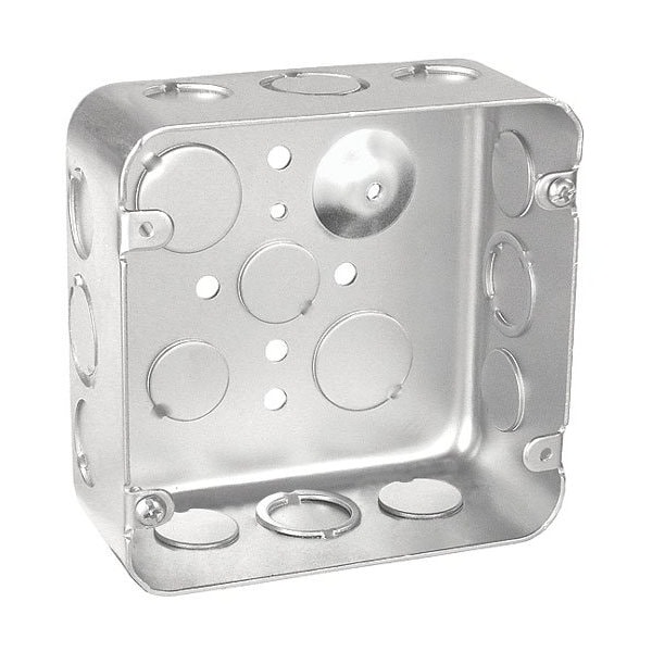 Southwire Electrical Box, 29.5 cu in, Junction Box Type, Steel, Square Shape - 72151-S