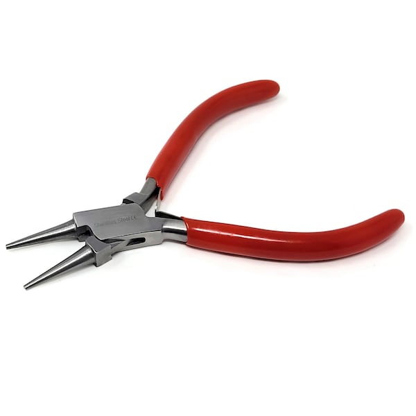 A2Z Scilab Jewelry Making Pliers Round Nose Professional Repair Stainless Steel Tool with Cushion Grip - A2Z-ZR943