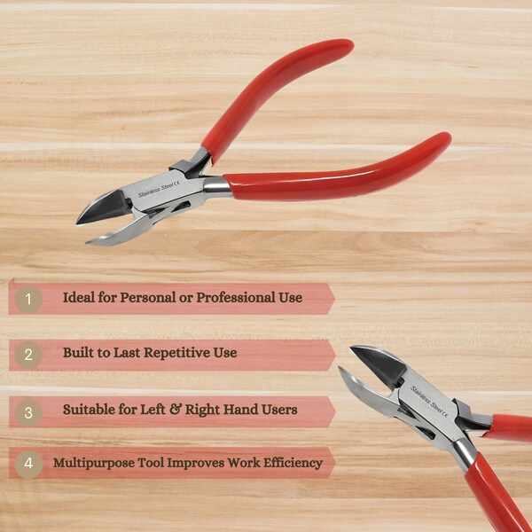 A2Z Scilab Jewelry Making Pliers Professional Repair Clippers, Stainless Steel Tool with Cushion Grip - A2Z-ZR939