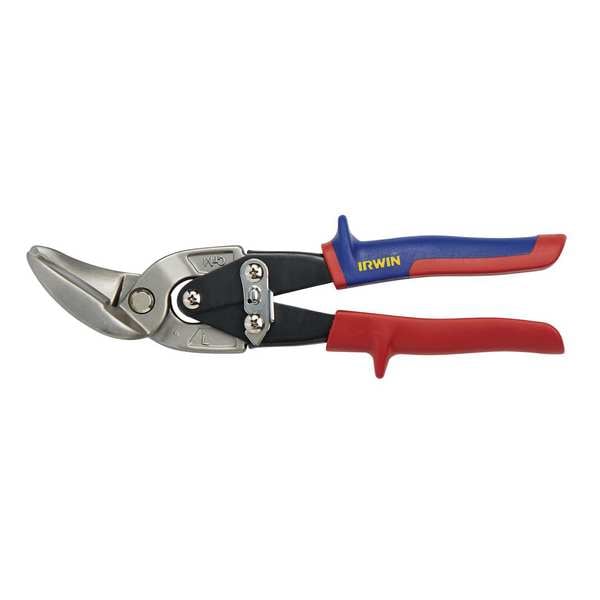 Irwin Offset Snip, Left/Straight/Angles or Curves, 9 1/2 in, Hot Drop Forged Blades - 2073211