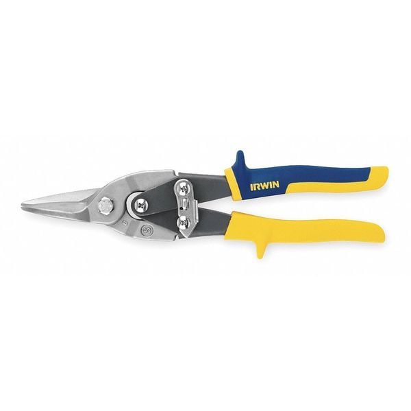 Irwin Aviation Snip, Notching/Trimming, 9 in, Hot Drop Forged Blades - 2073115