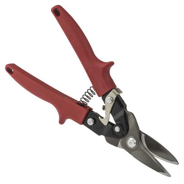 Malco Aviation Snip, Left, 10 in, Fine Blanked Hardened Alloy Steel - M2001