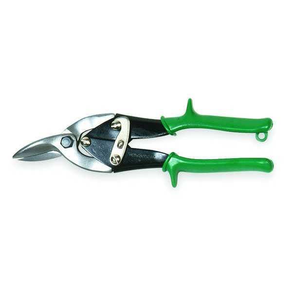 Westward Metal Cutting Snip, Right, 9 3/4 in, Steel - 1UG17