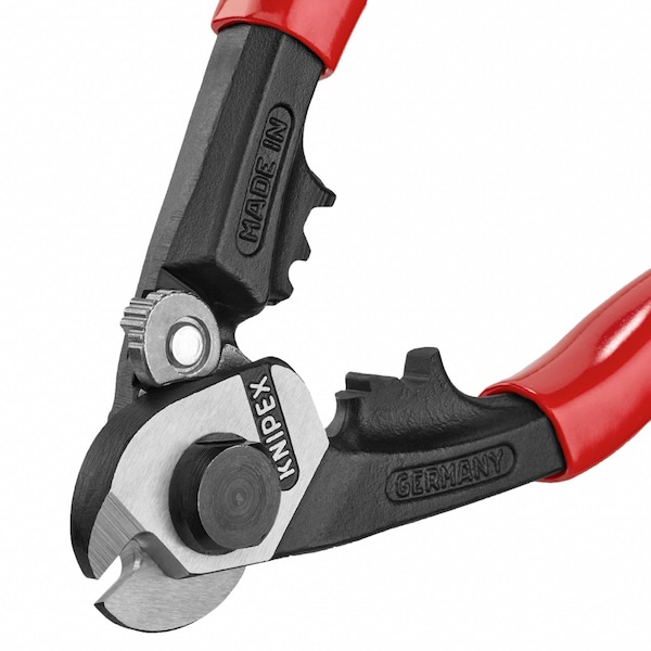 Knipex Wire Rope Cutter, Center Cut, 7 1/2 in - 95 61 190 SBA