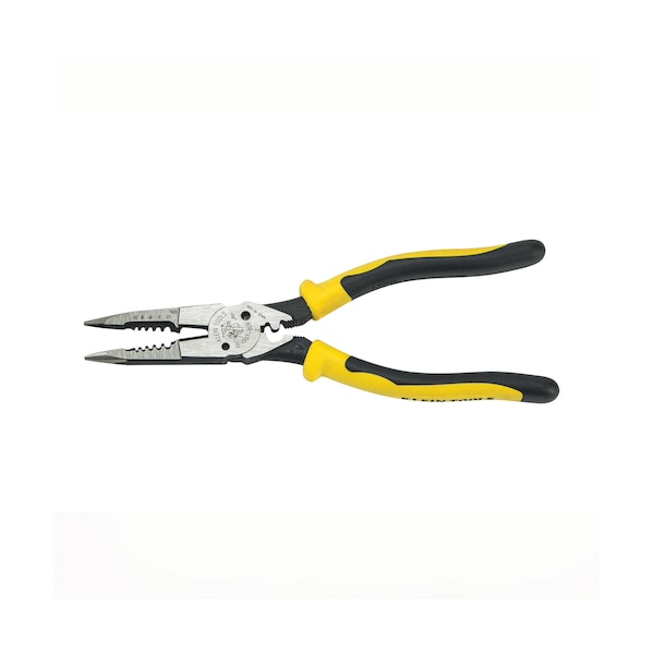 Klein Tools Pliers, All-Purpose Needle Nose Pliers with Crimper, 8.5-Inch - J207-8CR