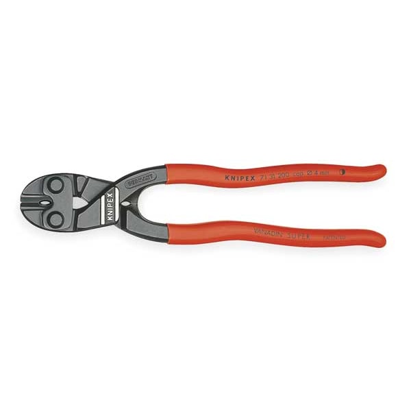 Knipex Mini Bolt Cutter, Steel, 8 In. L - 71 31 200 SBA