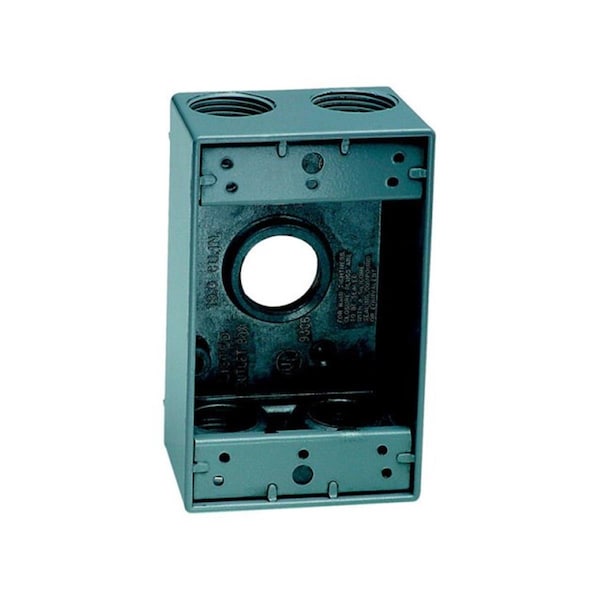 Sigma Electric Outlet Box Gray - 4.5 x 2.80 x 2 in. - 3460615