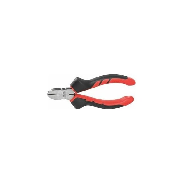 Holex Diagonal Side Cutters with Grips, Bright Finish, Overall Length: 140 mm - 725245 140