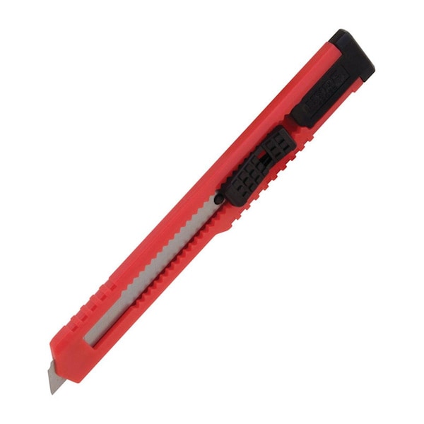 Hyde 8.25 in. Retractable Utility Knife; Red - Case of 10 - 2823821