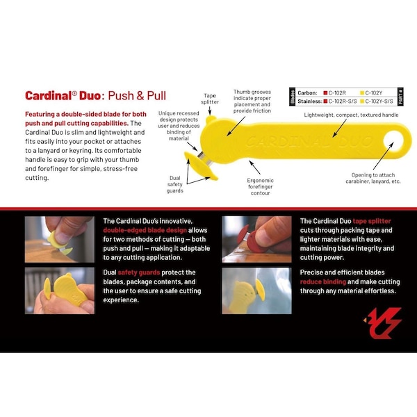 Cardinal Safety Co Recessed 4.53in L, 10 PK - C-102R