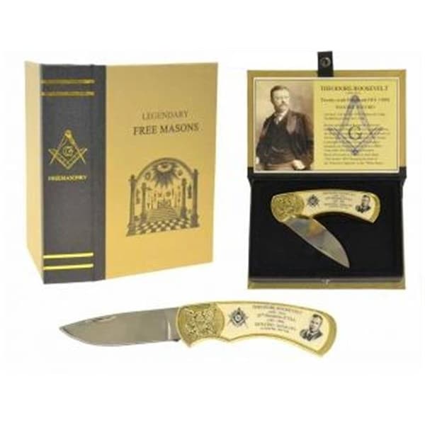 Sigma Impex Sigma Impex KN-1471TR T. Rossevelt Masonic Knife - KN-1471TR