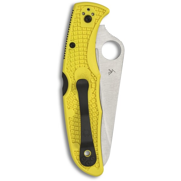 Spyderco 2024 Spyderco, Reveal V5, Pacific Salt 2, Serrated Edge, Yellow Frn - SPY-C91SYL2