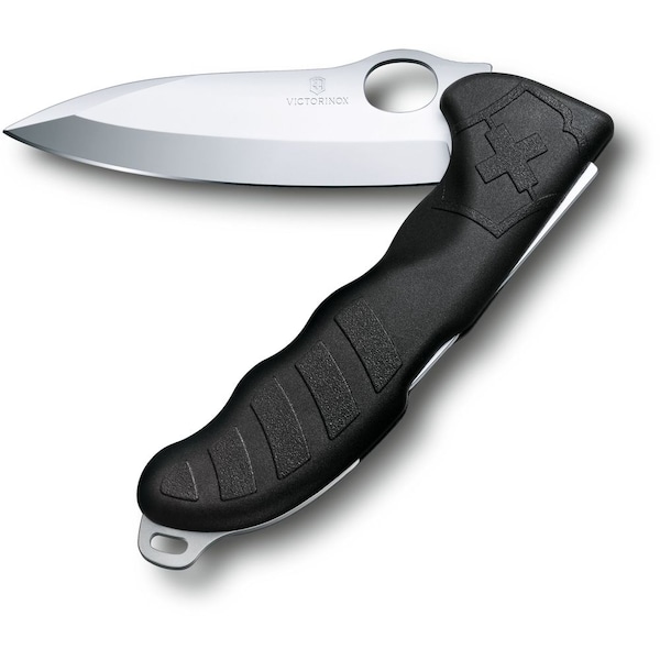 Swiss Army Brands 2024 Victorinox Hunter Pro Black With Nylon Pouch Wood 130Mm - VIC-0.9411.M3