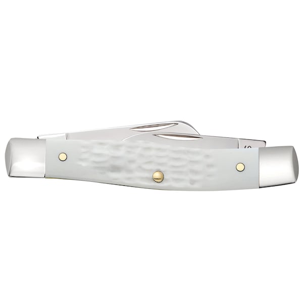 Case Cutlery Knife, Sparxx White Syn Med Stockman - 60184