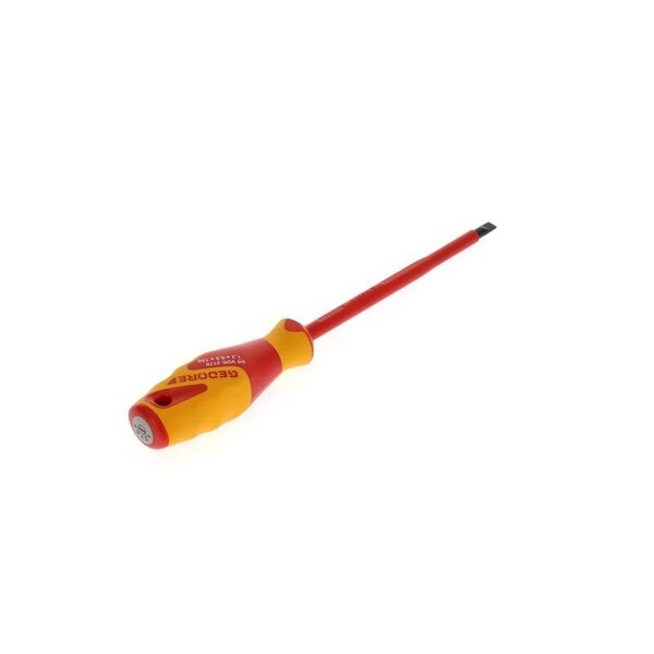 Gedore Insulated Screwdriver, Slotted, 6.5mm Slotted 6.5mm x 1.2mm - VDE 2170 6,5