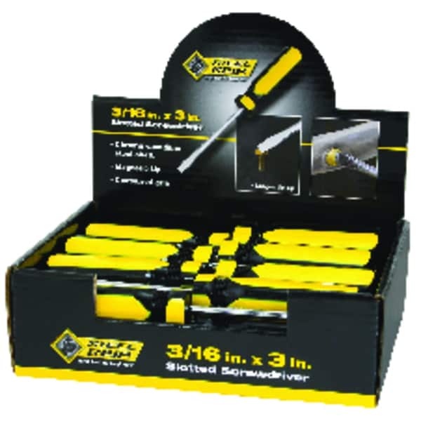 Steel Grip 3/16 in. X 3 in. L Slotted Screwdriver 1 pc - 2265338