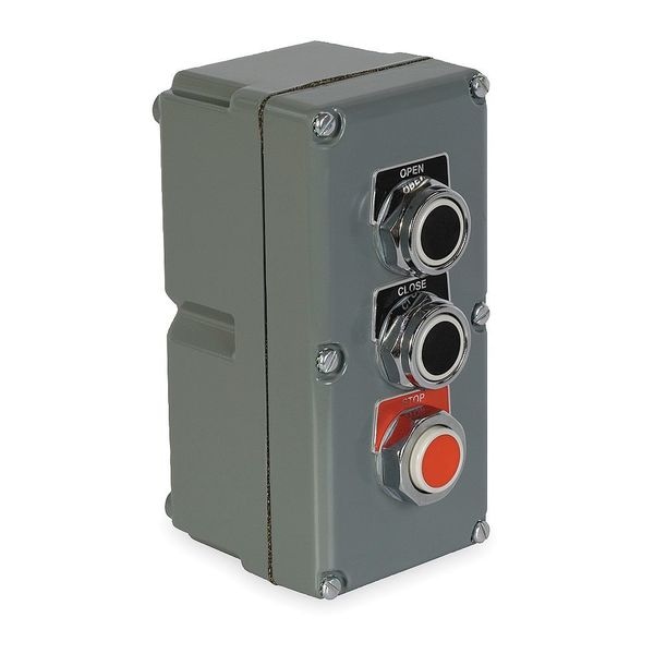 Estación de control de botón de pulsar de Schneider Electric, Abrir/Cerrar/Parar - 9001KYK33