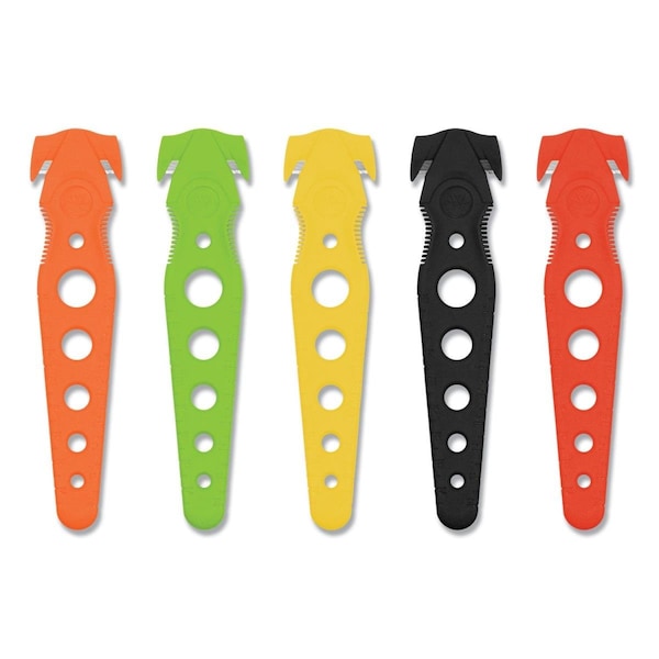 Gourmetgalley ACM Safety Cutter Knife, Assorted Color, 5PK - GO1922917