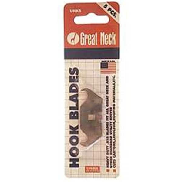 Great Neck Great Neck Saw 5 Pack Utility Knife Blades  UHK5 - UHK5