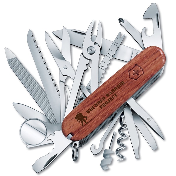 Swiss Army Brands Victorinox Swiss Champ Wood With Wwp Logo - VIC-55076.US2