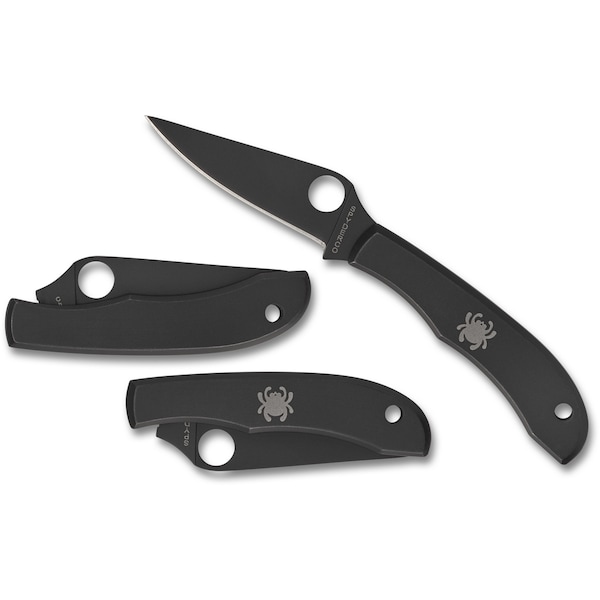 Spyderco 2023 Spyderco Reveal 6 Honeybee Black Blade Plain Edge - SPY-C137BKP