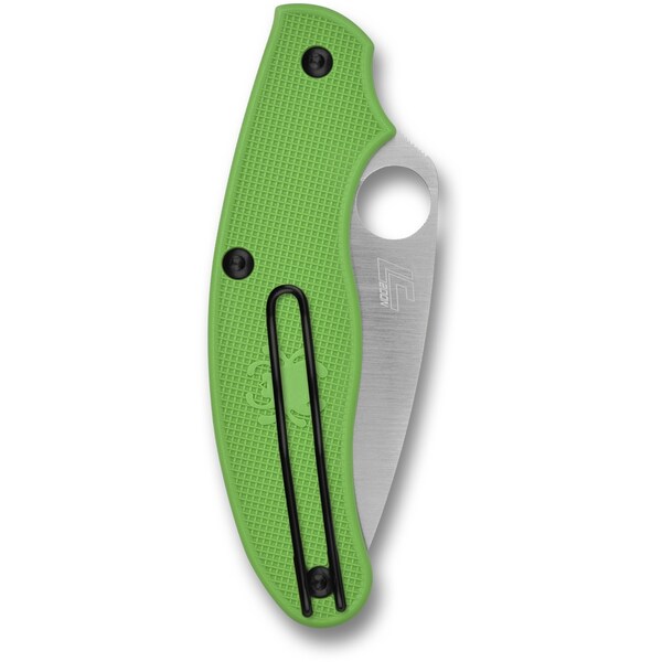 Spyderco 2024 Spyderco Reveal 10, Uk Penknife Salt Green Lc200N Steel, Plain Edge - SPY-C94PGR