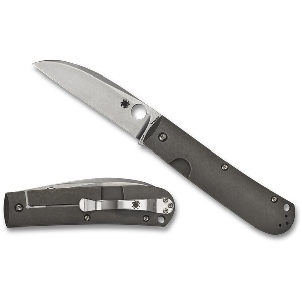 Spyderco 2023 Spyderco, Reveal V5, Swayback, Titanium Handles - SPY-C249TIP