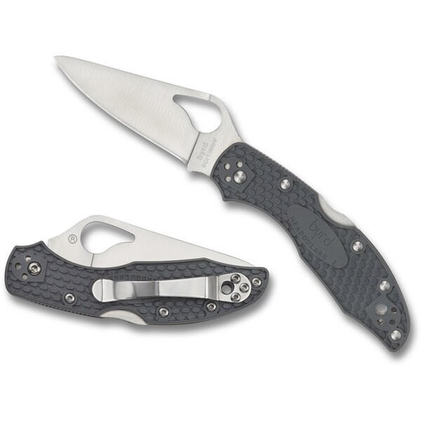 Spyderco 2023 Spyderco Meadowlark 2 Lightweight Gray Plain - SPY-BY04PGY2