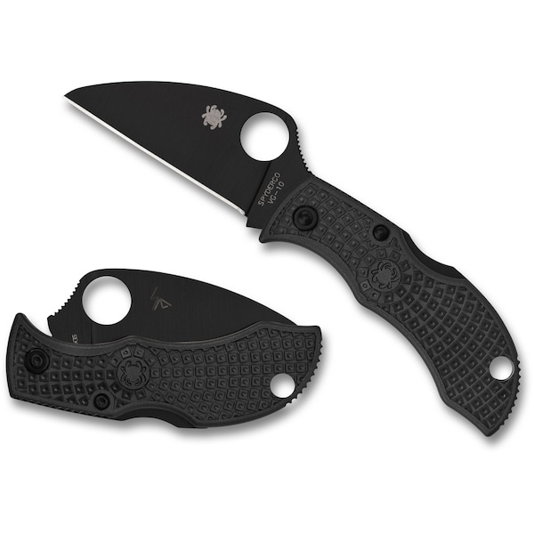 Spyderco 2024 Spyderco Reveal 6 Manbug Wharnclife Black Blade Plain Edge - SPY-MBKWPBK