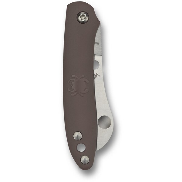 Spyderco 2023 Spyderco Roadie, Lightweight Brown, Plain Slip Joint Lock, Reveal 7 - SPY-C189PBN
