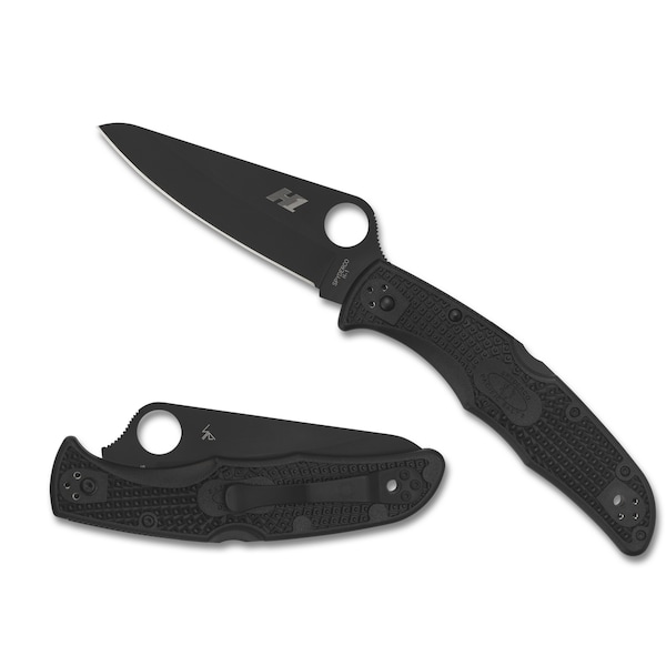 Spyderco 2024 Spyderco, Reveal V4, Pacific Salt 2, Black Frn, Black Blade, Plain Edge - SPY-C91PBBK2