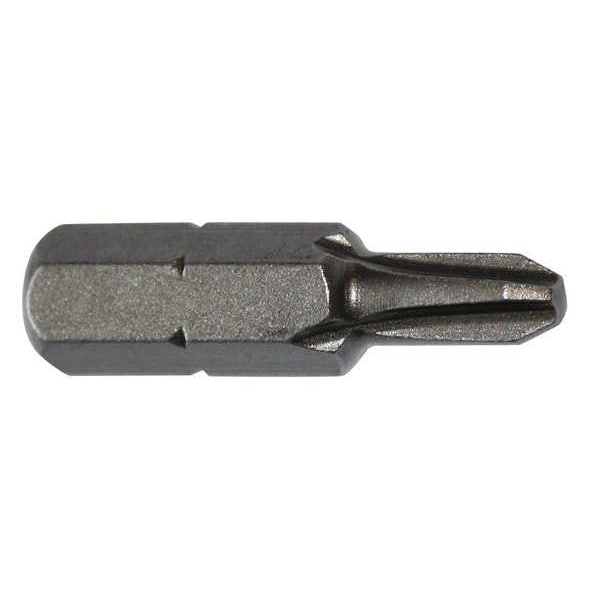 Apex Tool Group Torsion Bit, SAE, 1/4", Hex, #2, 2-1/2", PK5 - 446-225T-5PK