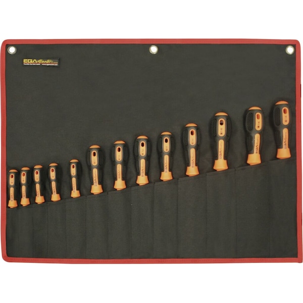 Ega Master SET OF 12 SCREWDRIVERS TAMPER TORX TT7  -  TT50 MASTERTORK 1000 V - 79466