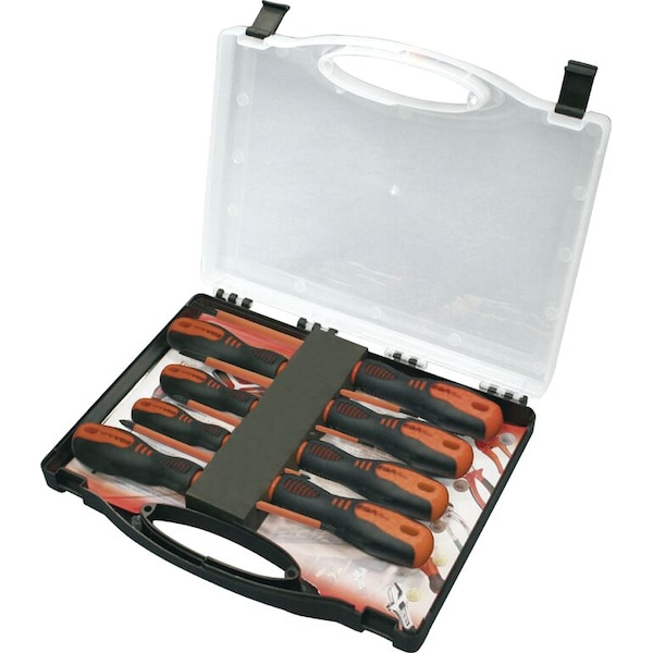 Ega Master SET OF 4 SCREWDRIVERS ROTORK 1000 V IN PLASTIC CASE WITH FOAM - 76987